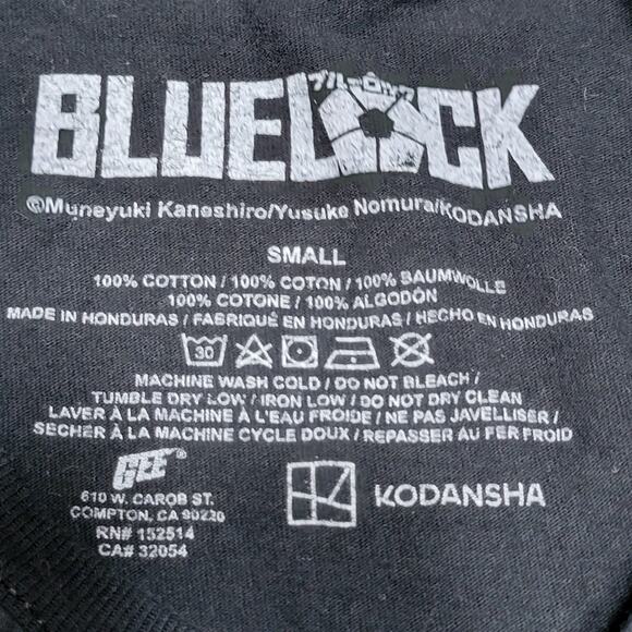 Blue Lock Anime Black Unisex Tee "Team Z Is Getting Stronger" - Size Small - Picture 5 of 5